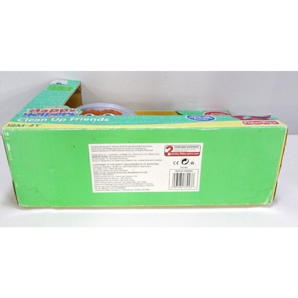 FISHER PRICE 2009 Sesame Street Happy Helpers Clean Up Friends NEW, BOX DAMAGED - Picture 3 of 5